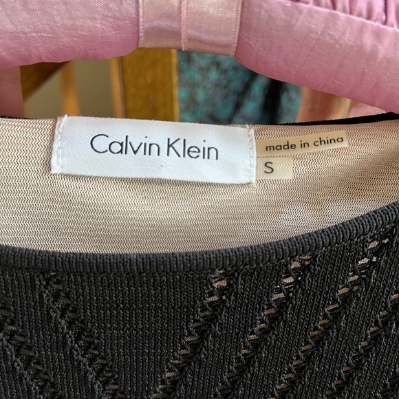 brand new Calvin Klein Long black sleeve dress size S - Picture 4 of 4